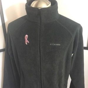 Columbia Fleece Jacket Pink Ribbon 